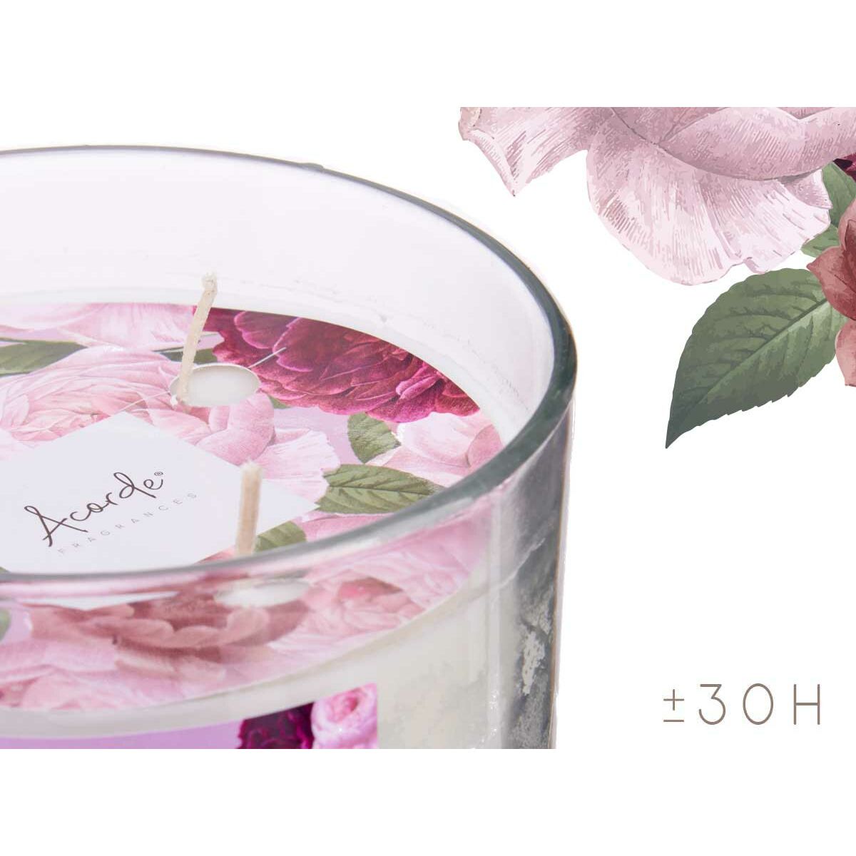 Duftlys Acorde Carain 400 g (6 enheter)